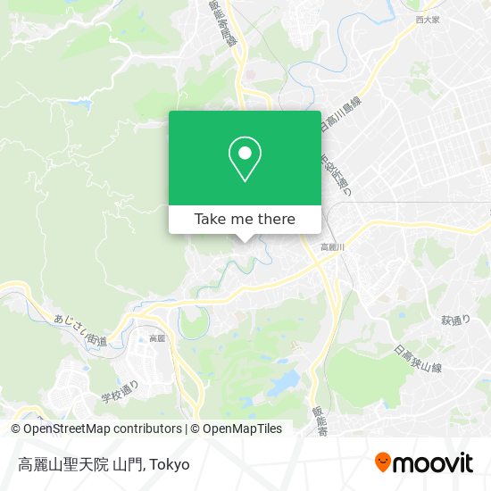 高麗山聖天院 山門 map