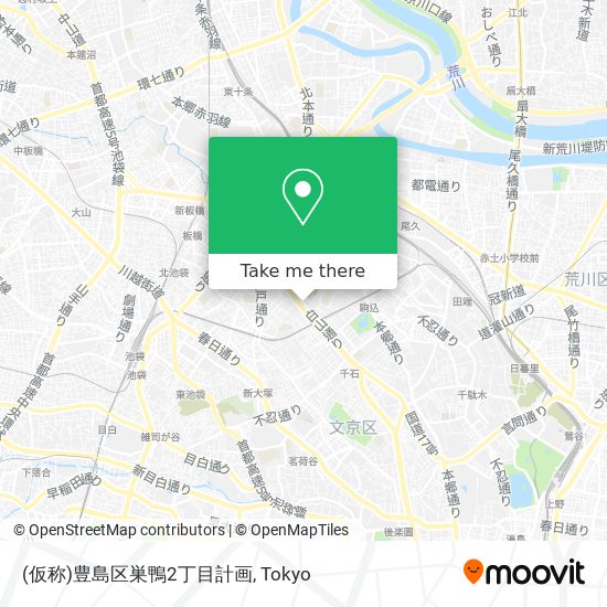 (仮称)豊島区巣鴨2丁目計画 map