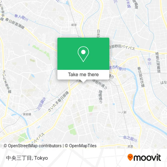 中央三丁目 map