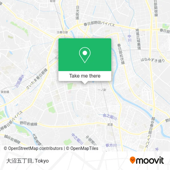 大沼五丁目 map
