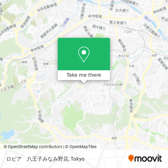 ロピア　八王子みなみ野店 map