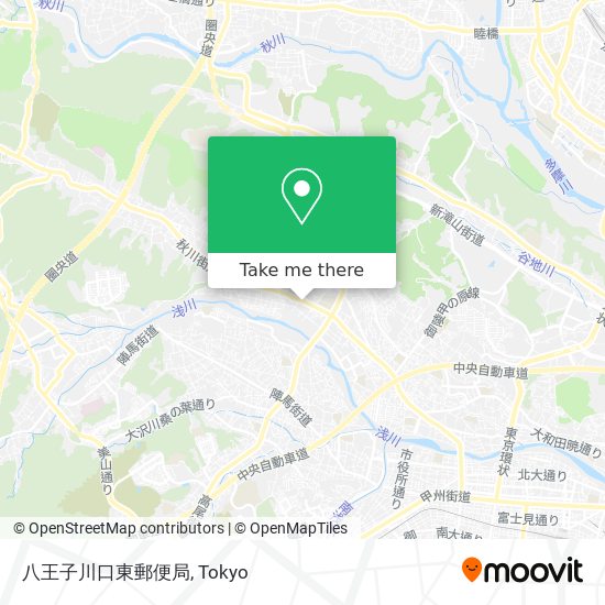 八王子川口東郵便局 map