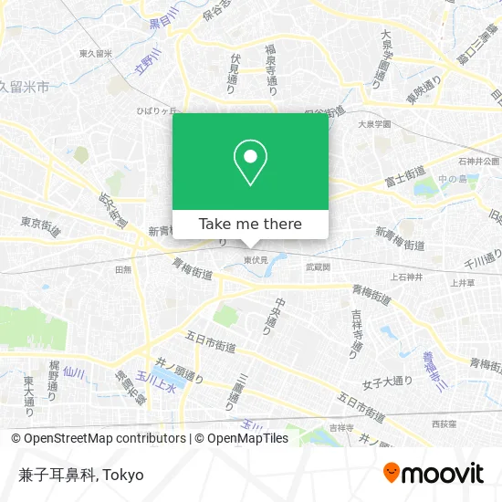 兼子耳鼻科 map
