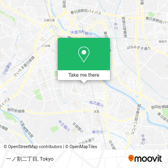 一ノ割二丁目 map