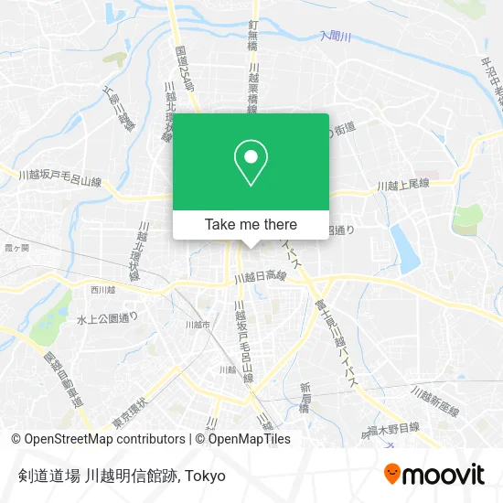 剣道道場 川越明信館跡 map