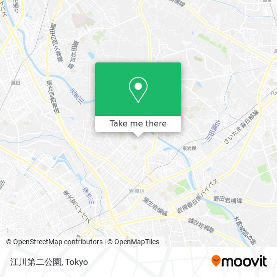 江川第二公園 map