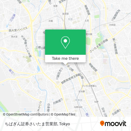 ちばぎん証券さいたま営業部 map
