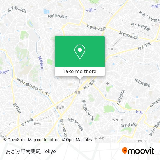 あざみ野南薬局 map