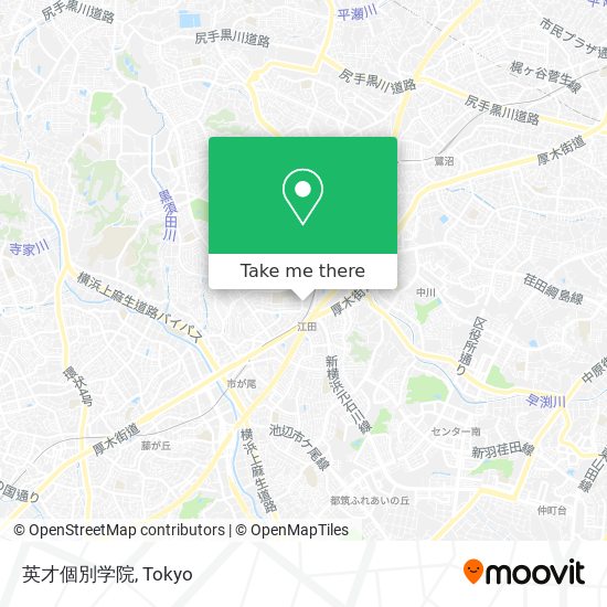 英才個別学院 map