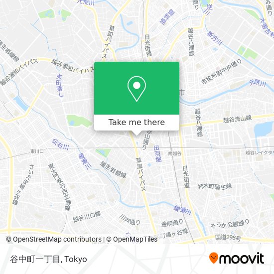谷中町一丁目 map