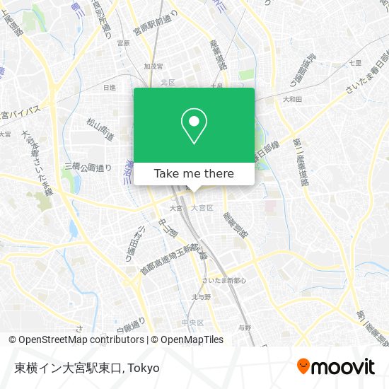 東横イン大宮駅東口 map