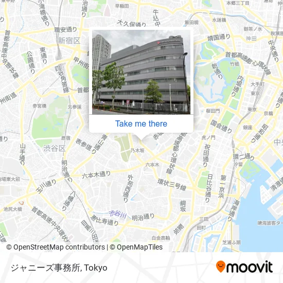 ジャニーズ事務所 map