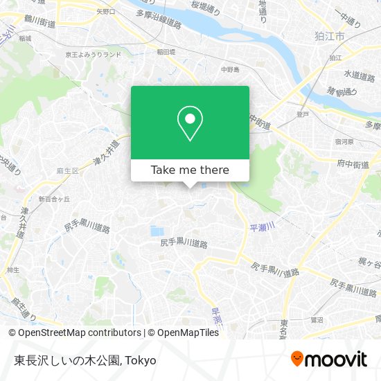 東長沢しいの木公園 map