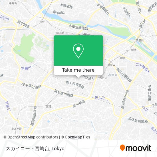 スカイコート宮崎台 map