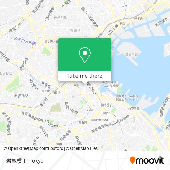 岩亀横丁 map