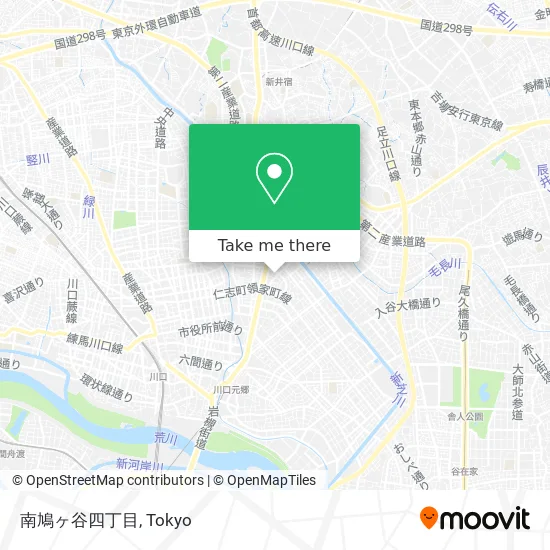 Minami-Hatogaya 4-chome map