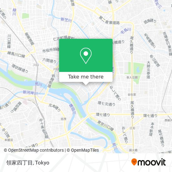 領家四丁目 map