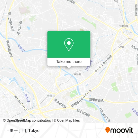 上里一丁目 map