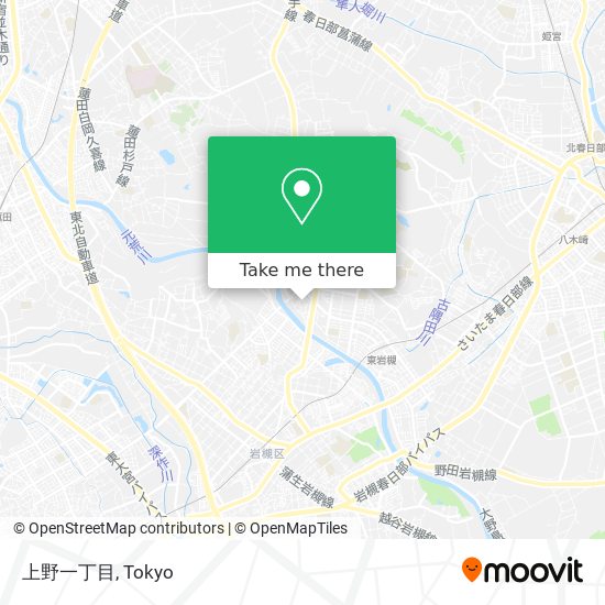 上野一丁目 map
