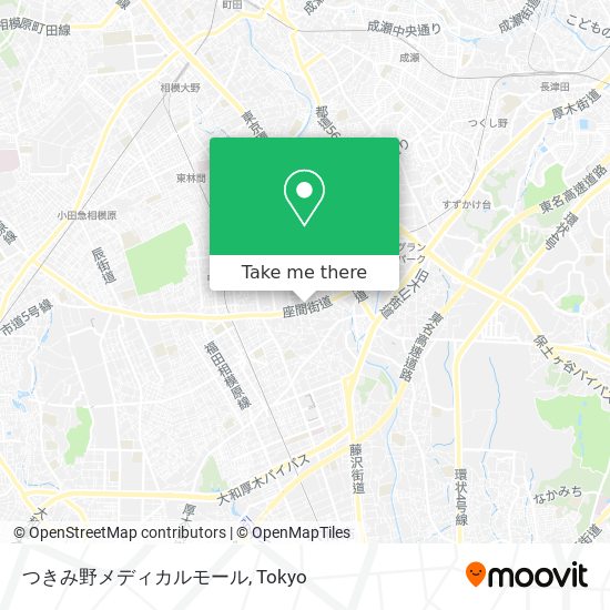 つきみ野メディカルモール map