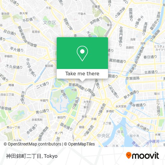 神田錦町二丁目 map