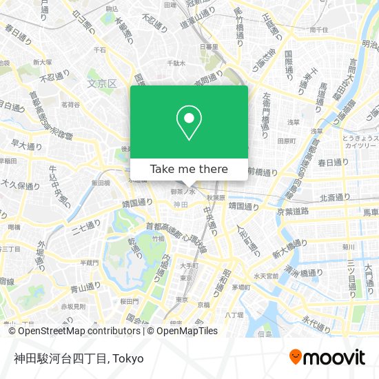 神田駿河台四丁目 map