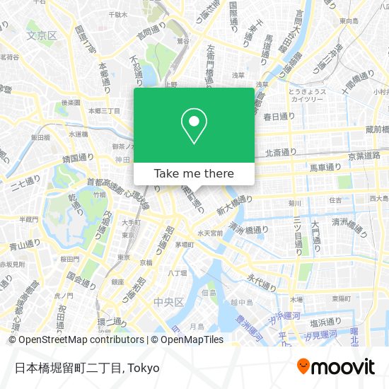 日本橋堀留町二丁目 map