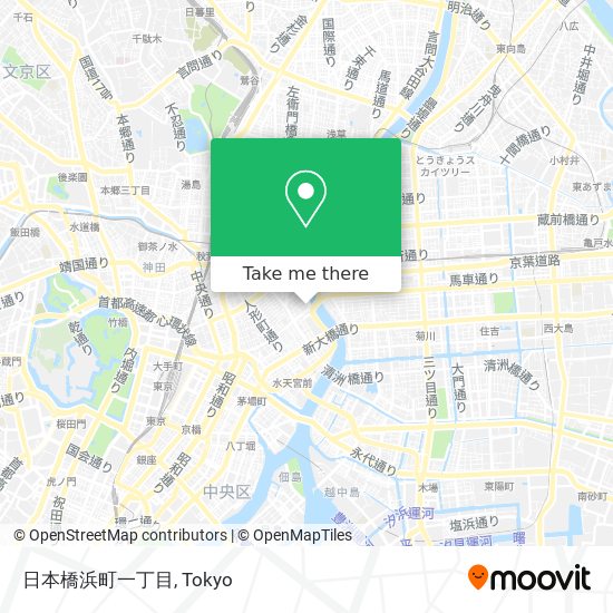 日本橋浜町一丁目 map