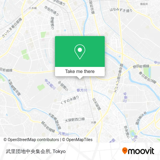 武里団地中央集会所 map