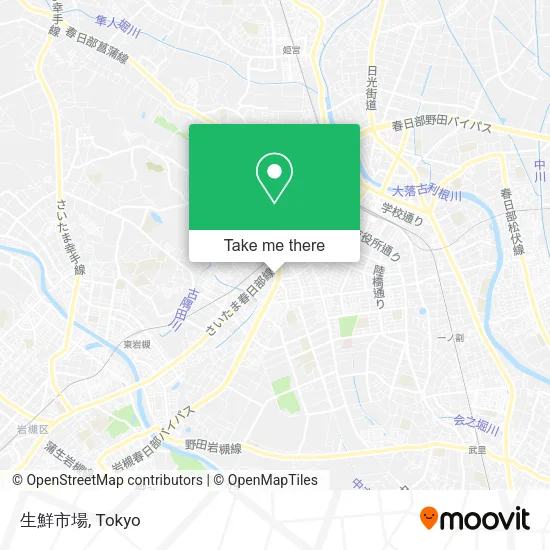 生鮮市場 map