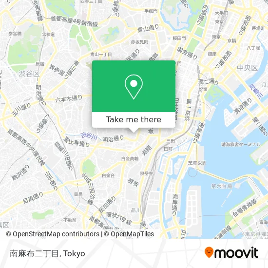 Minami Azabu 2-Chome map