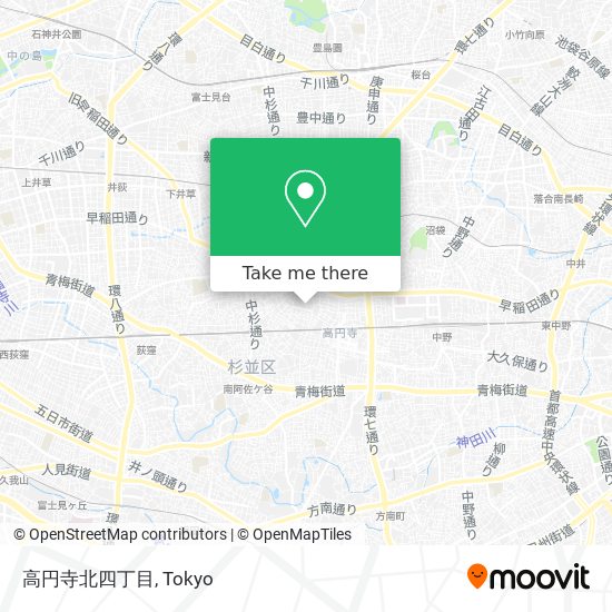 高円寺北四丁目 map