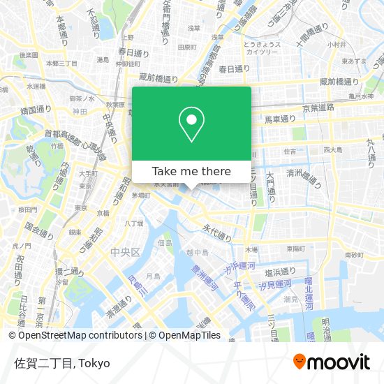 佐賀二丁目 map