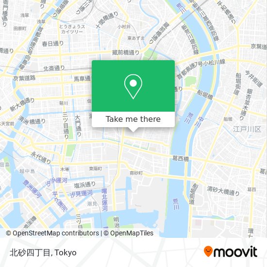 北砂四丁目 map