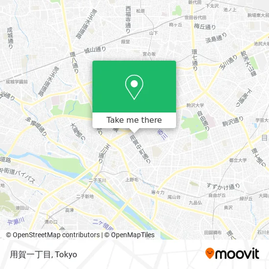 用賀一丁目 map