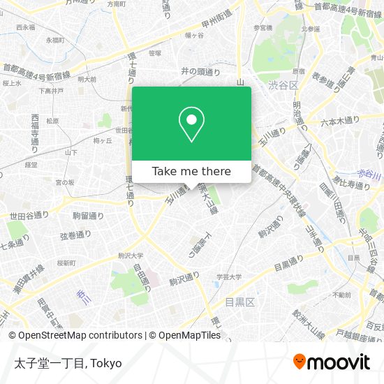 太子堂一丁目 map