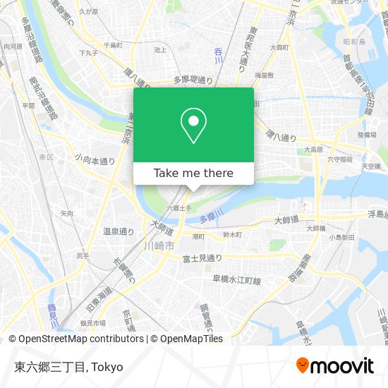 東六郷三丁目 map