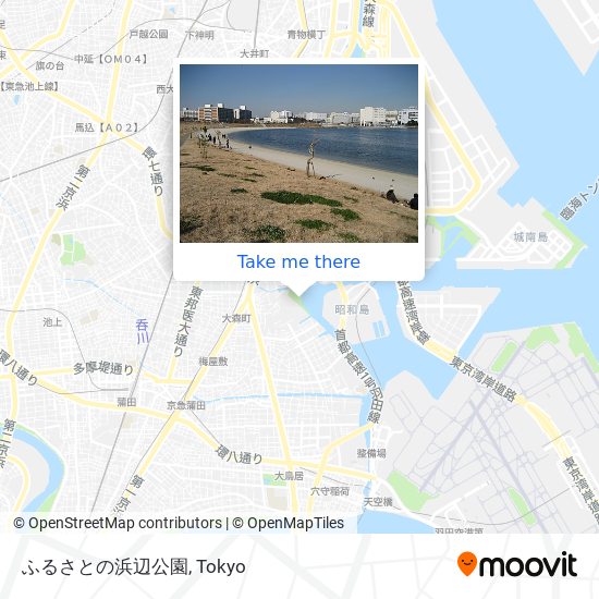 ふるさとの浜辺公園 map