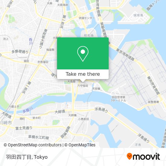 羽田四丁目 map