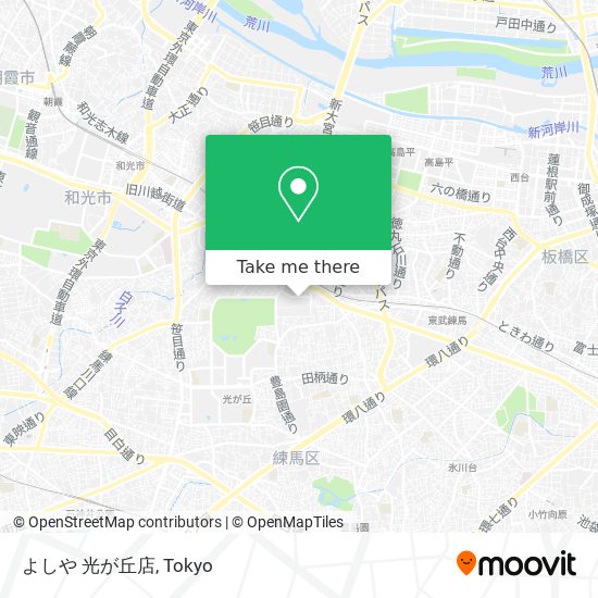 よしや 光が丘店 map