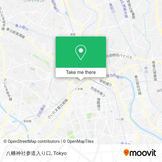 八幡神社参道入り口 map