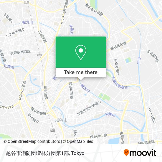 越谷市消防団増林分団第1部 map