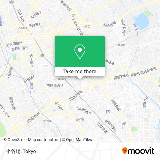 小谷場 map