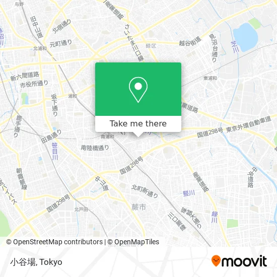 小谷場 map
