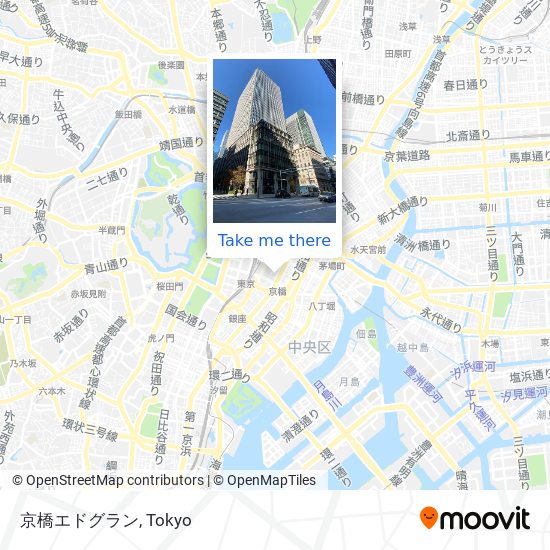 京橋エドグラン map