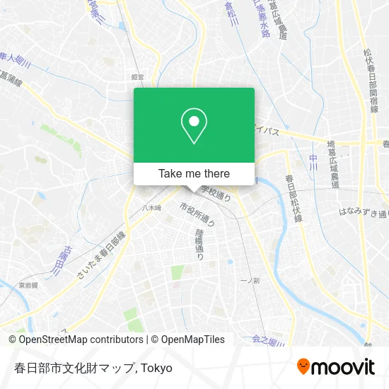 春日部市文化財マップ map