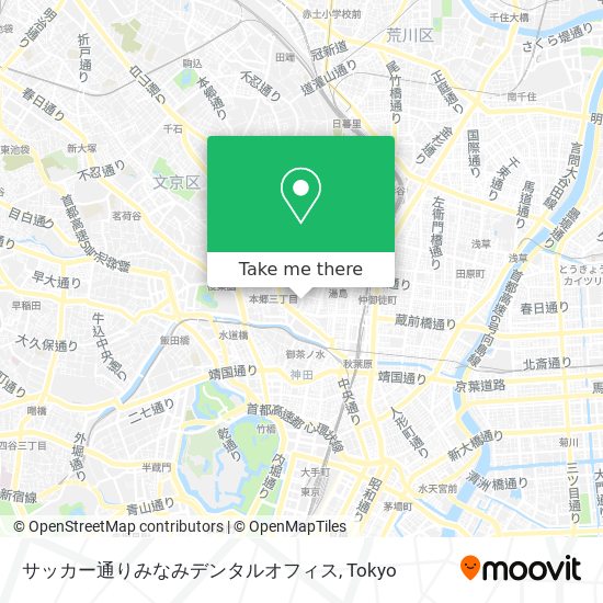 サッカー通りみなみデンタルオフィス map