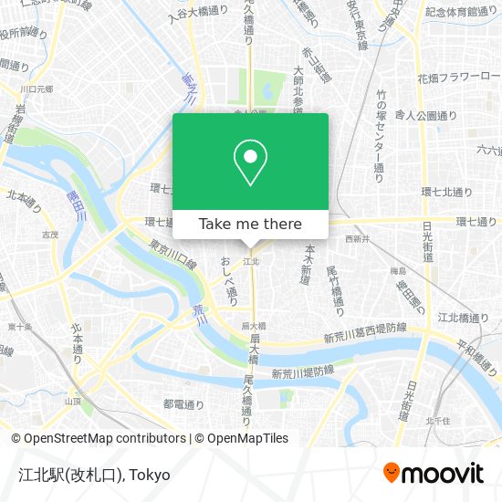 江北駅(改札口) map