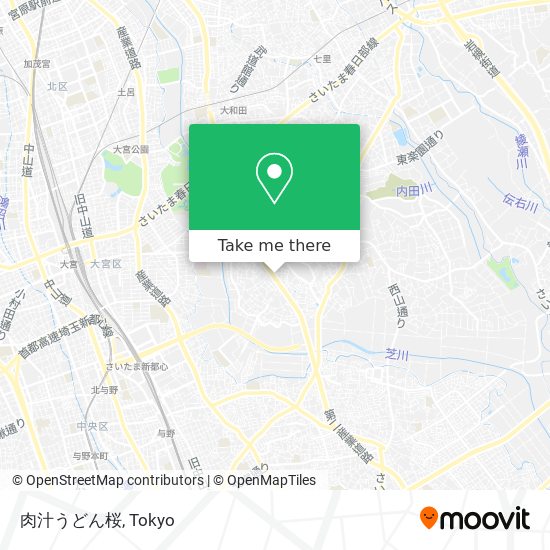 肉汁うどん桜 map