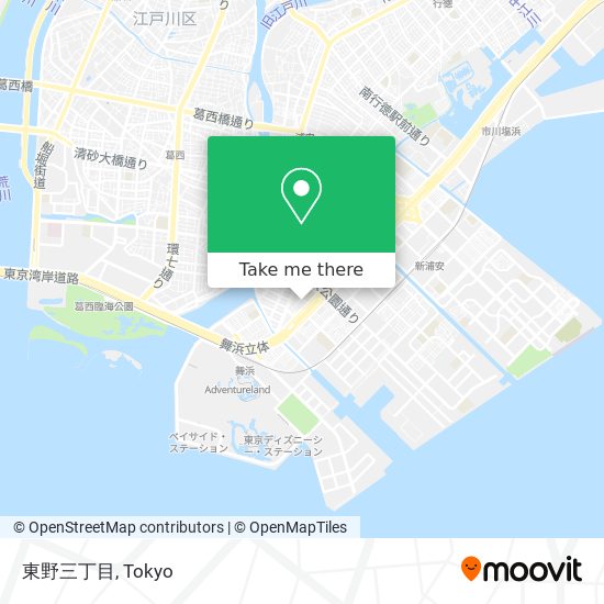 東野三丁目 map